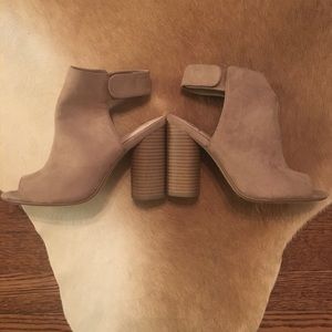 Nude booties